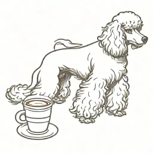 Poodle Dog And Espresso