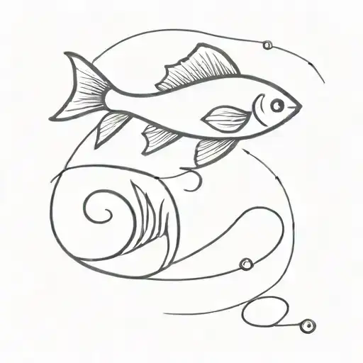 Fish Swimming Upstream