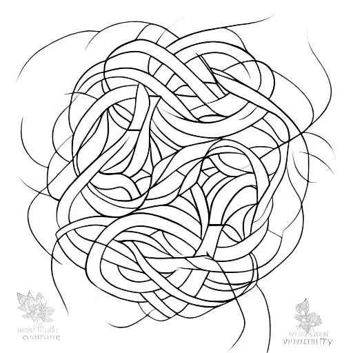 Word 'Serendipity' Intertwined With Vines And Flowers