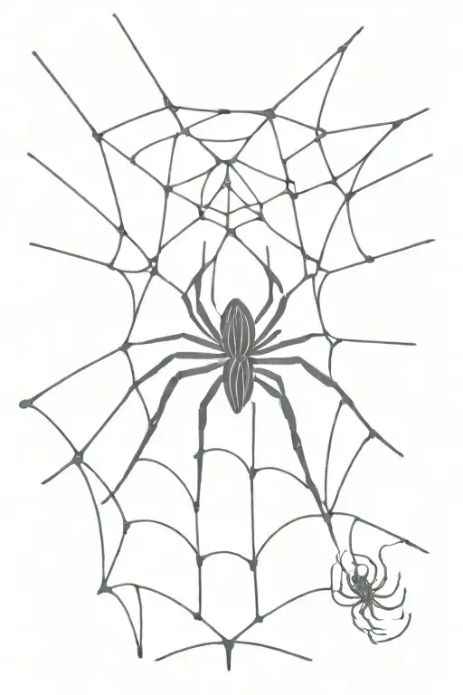 Spider And Spiderweb