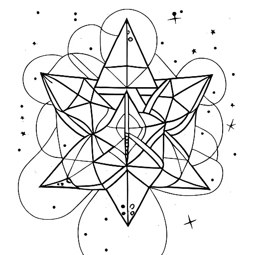 A Constellation Of Stars Forming The Shape Of A Book