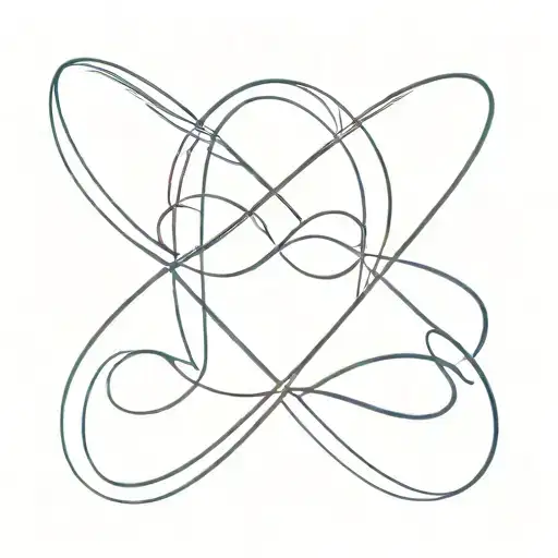 Infinity Symbol With 2 H On Opposite Sides