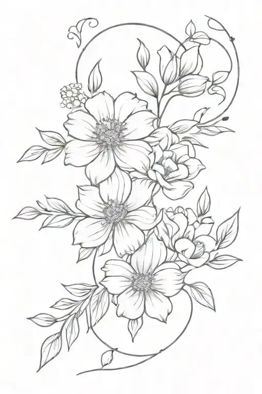 Birth Month Flower Bouquet