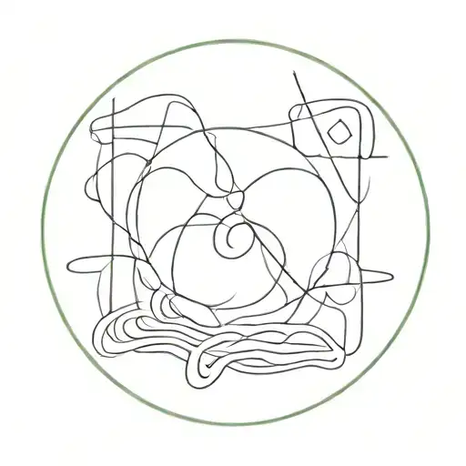 Family In Arabic And English In A Style Of A Of A Illusion Painting