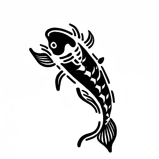 A Koi Fish Arm Sleeve