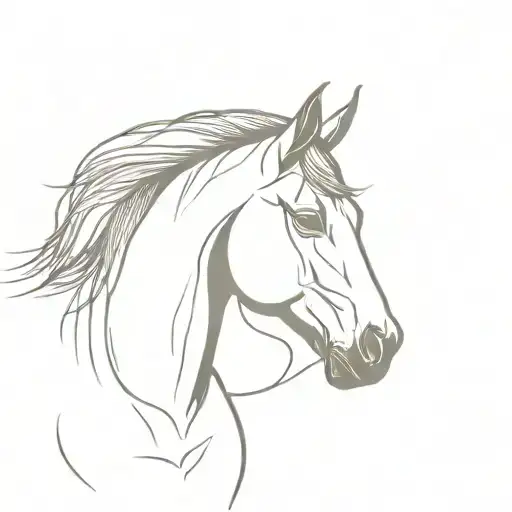 Horse With A Pigeon Head