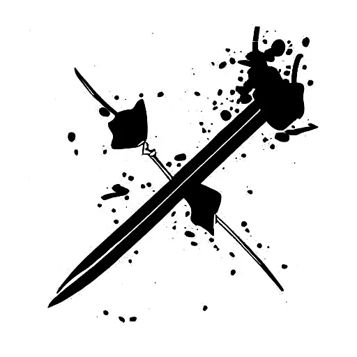 Katana Broken In Half