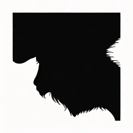 Soft Detailed Lamb With Jesus Behind It Drawing