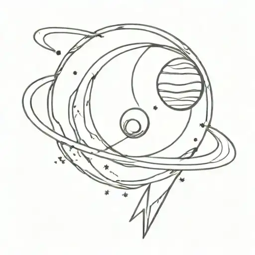 Yolo And Saturn Planet