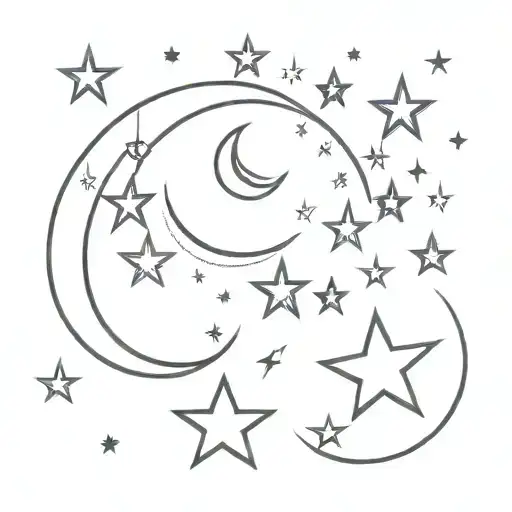 Stars And Moon
