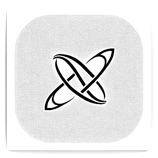 Infinity Symbol With The Name Victoire Inside