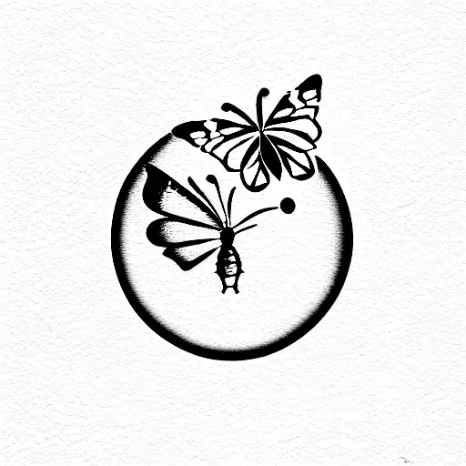 Butterfly In Crystal Ball