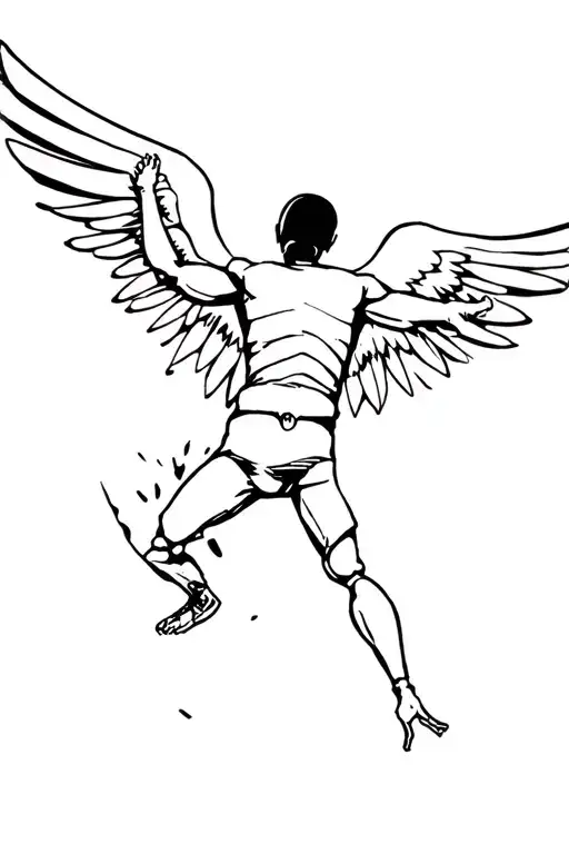 Crash Dummy Icarus Falling