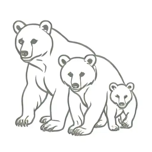 3 Bear Cubs
