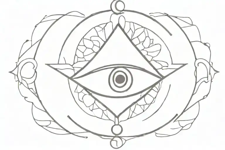 Umalone Symbol With Evil Eye