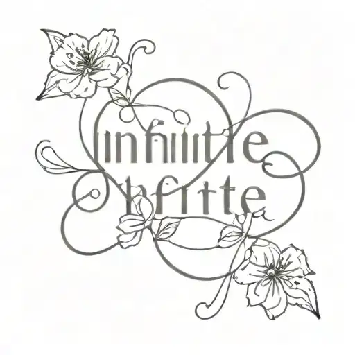 Wallflower With The Word 'Infinite'