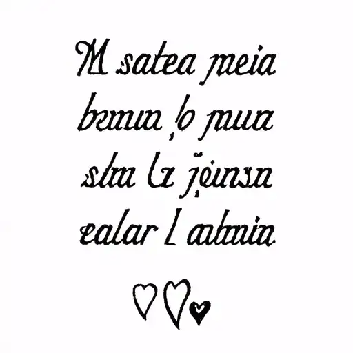 Something Written In Latin About Love To Mother And Daughter Little