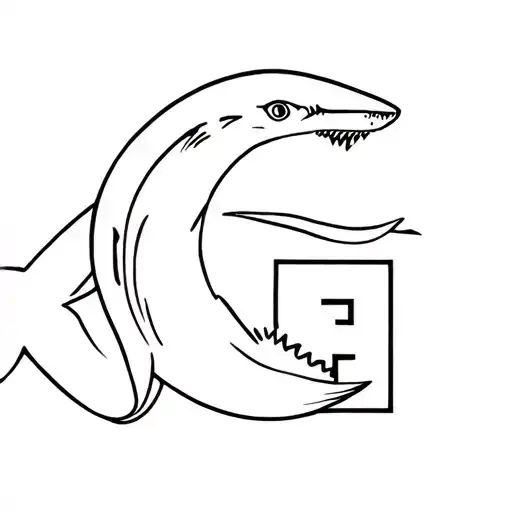 Hammerhead Shark With Letter G