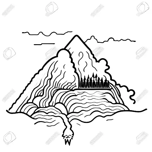 Iguazu Falls Inside A Drop Of Water