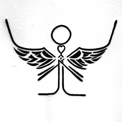 Three Triangels With My Brother P And Me F And My Grand Parents G&r