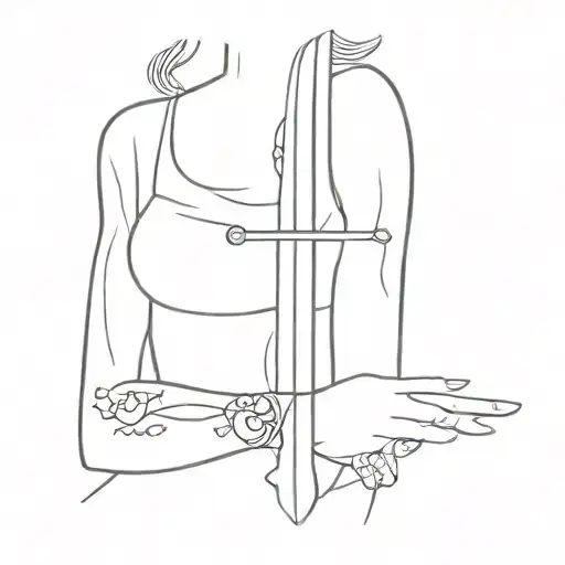 Sword Arm Female Mini