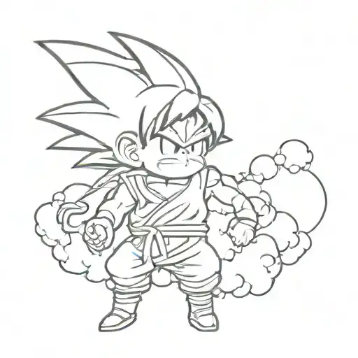 Kid Goku Nimbus Cloud