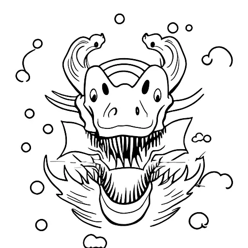 Cartoon Dinosaur Dresses As A Ghost