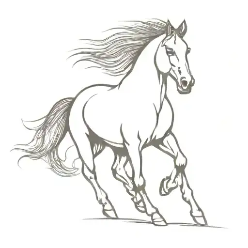 Horse Galloping