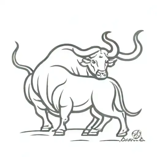 Taurus Protecting His Little Scorpion