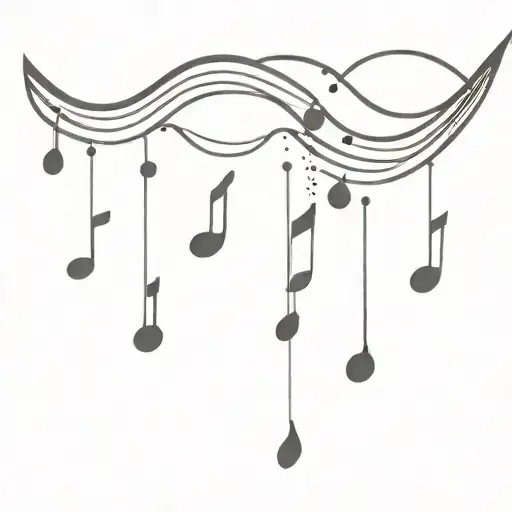 Music And Rain Drops
