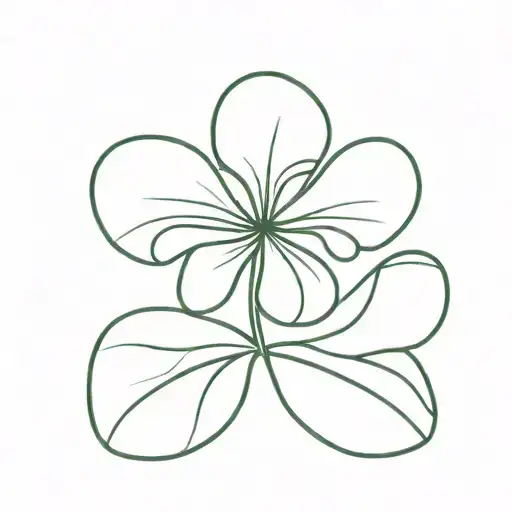 Shamrock With 4 Leaves