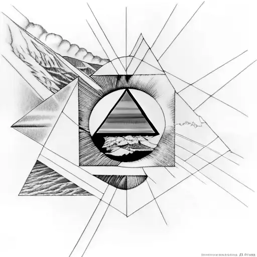 Pink Floyd Album Cover Of Dark Side Of The Moon But Only In Black And Red