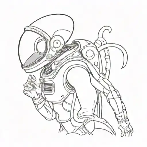 Alien In A Spacesuit