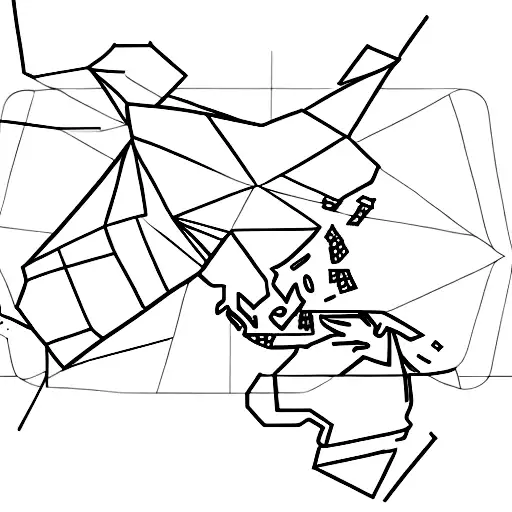 A Minimalist Tattoo Of A Paper Airplane Flying Over A World Map