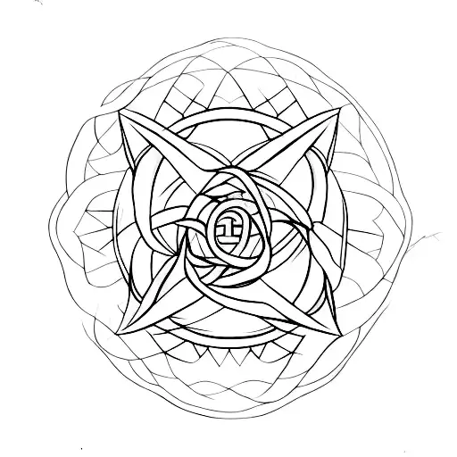 Powerful Anchor With Sacred Geometry And Spirituality