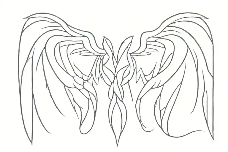 Valkyrie Wings Intertwined