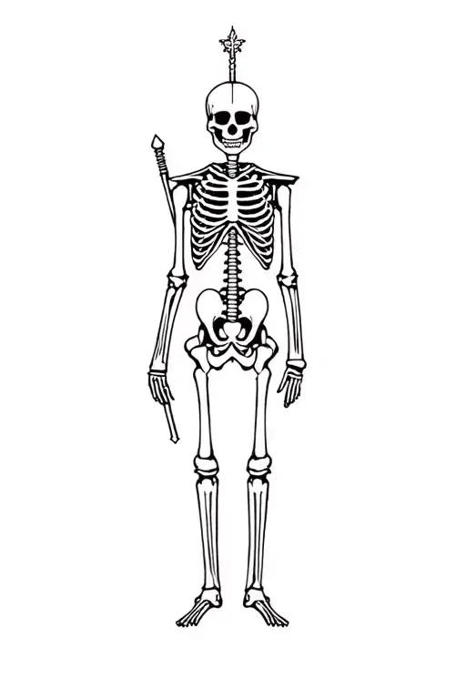 Skeleton Roman Soldier