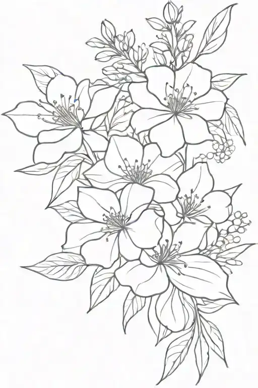 Birth Flower Bouquet