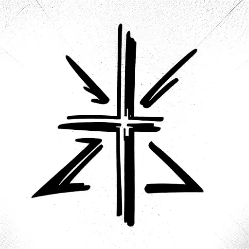 Christian Cross With An S On The Side