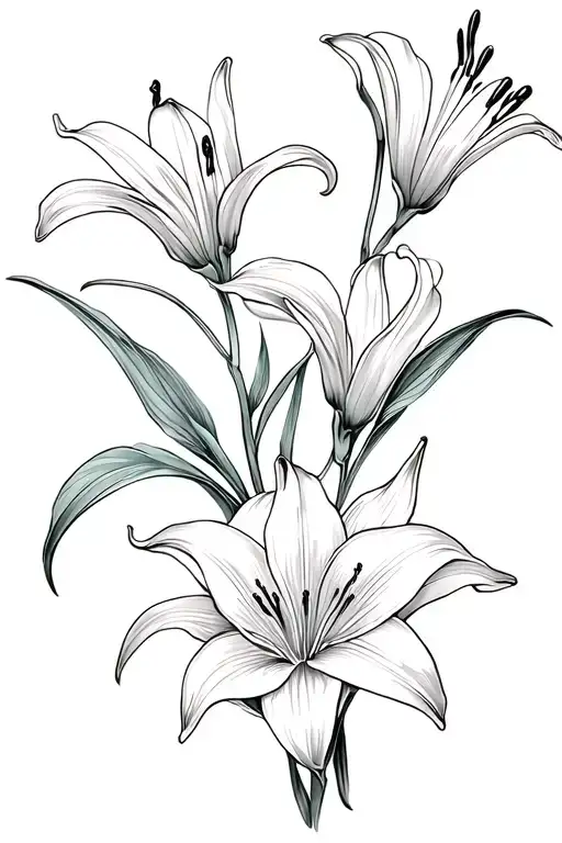 Lily Flowers Blooming