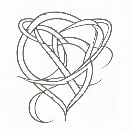 Fidelity And Loyalty In Love Symbol Intertwined