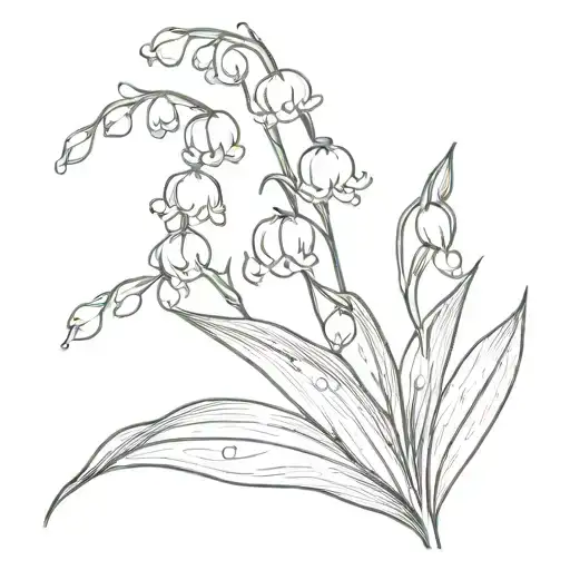 Lily Of The Valley Flower Blooming