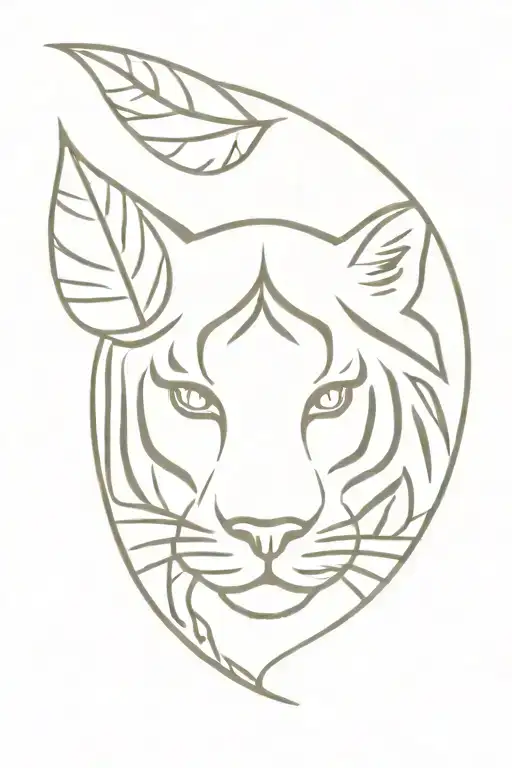 Sun And Moon Leaf Tiger