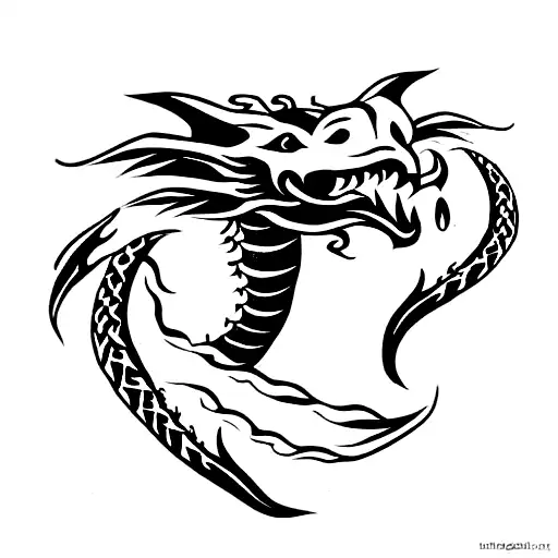 Dragon With Four Heads