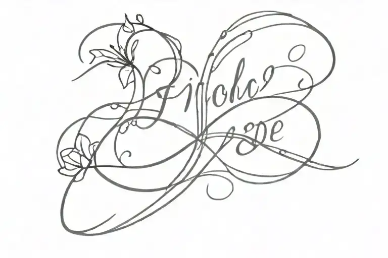 Minimalist Tattoo Birthday Date