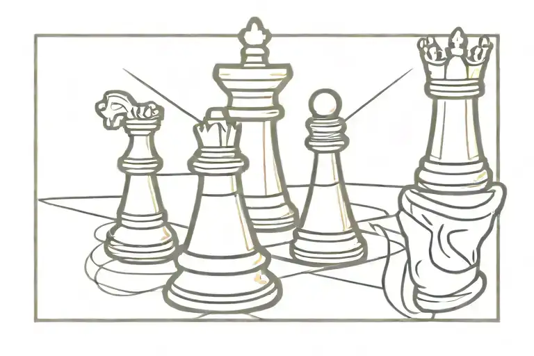 Chess King Piece