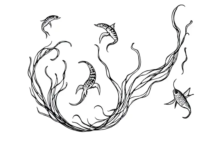 Pretty Sea Creatures Swimming