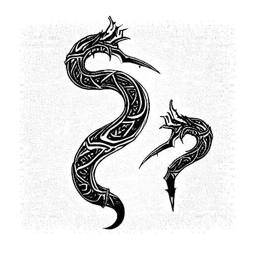 Thranduil's Sword In The Form Of A Serpent