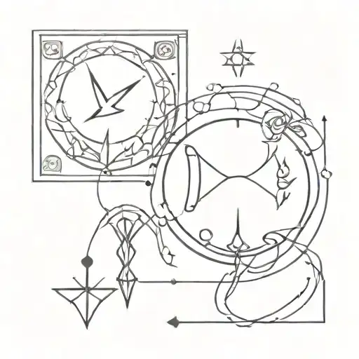 Healing Symbols Incorporated Into The Design