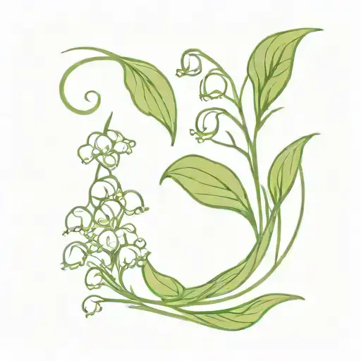 Sundrop And Lily Of The Valley Intertwined